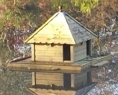 Floating Duck Houses and Waterfowl Platforms
