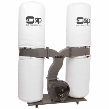 SIP 3HP Double Bag Dust Collector - 1500 x 750 x 1900 mm