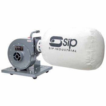 SIP 1HP Portable Single Bag Dust Collector - L1150 x W550 x H500 mm
