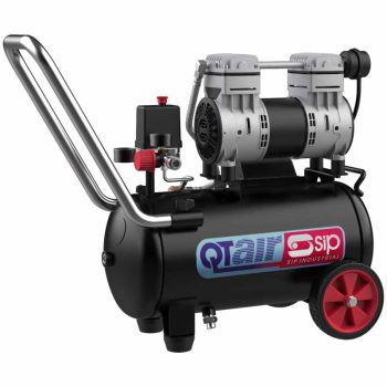SIP QT 24/10 Low Noise Direct Drive Compressor - L71.1 x W33.7 x H60 cm