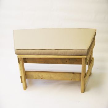 Set of 6 benches and a chest for Chopin Gazebo (eco) - ONLY AVAILABLE TO PURCHASE WITH CHOPIN ECO/LARGE BUILDING