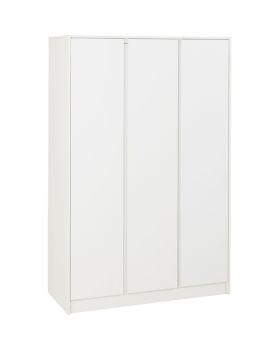 Malvern 3 Door Wardrobe - L50.5 x W115 x H180 cm - White