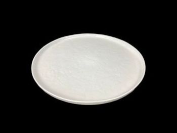 Zino Flat Plate - Stoneware - L28 x W28 cm - White