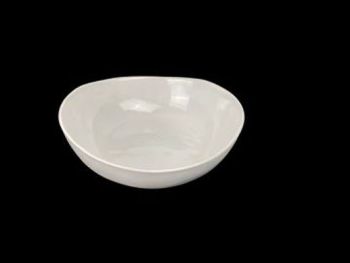 Zino Bowl - Stoneware - L21 x W21 cm - White