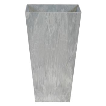 Ella Vase - Artstone - L26 x W26 x H49 cm - Grey