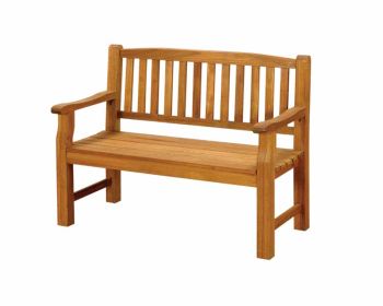 Turnbury 2 Seater Bench - Acacia Hardwood - L59 x W92 x H120 cm