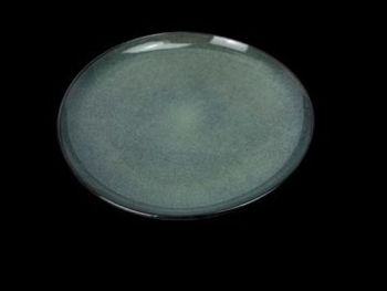 Hamuza Azul Plate - Stoneware - L27 x W27 cm - Blue/Grey