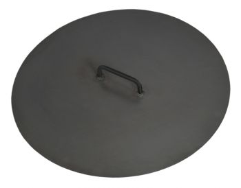 Steel Lid for Fire Bowls - Steel - L80.5 x W80.5 cm - Black