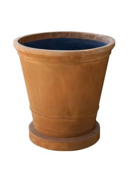 French Vase Rust Wet Large Pot