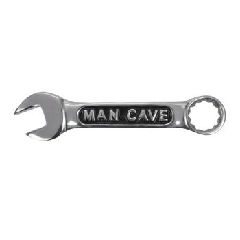 "Man Cave" Wall Plaque - Aluminium - L18 x W90 x H2 cm