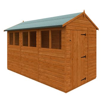 12x6 Flex Apex 12mm Flex - L353.8 x W175 x H213.5 cm - Solid Wood/Softwood/Pine - Burnt Orange