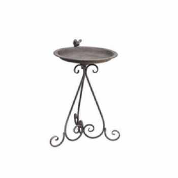 Bird Feeder - Metal - L32 x W34 x H48 cm - Grey