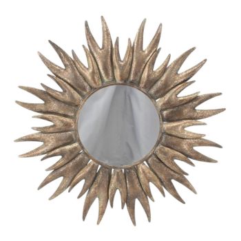 Round Framed Mirror - Metal - L5 x W86 x H86 cm