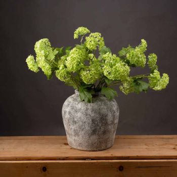 Viburnum Spray Artificial Plant - Plastic - L18 x W27 x H63 cm - Green