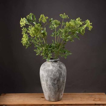 Faux Cow Parsley Ammi Artificial Plant - Plastic - L5 x W10 x H100 cm - Green