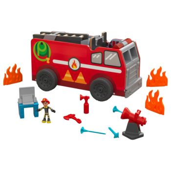 Adventure Bound: 2-in-1 Transforming Fire Truck Play Set - Children's Toy