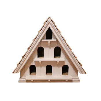 Brockley 3-Tiered Traditional English Large Wall Mounted Dovecote with 6 Compartments for Doves or Pigeons - L38 x W94 x H85 cm