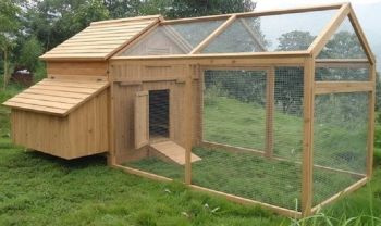 (New) Clopton 6 to 12 Hen House and Run -  L174 x W110 x H137 cm