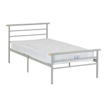 Orion 3 Feet Bed Frame - L197.5 x W105.5 x H84 cm - Silver