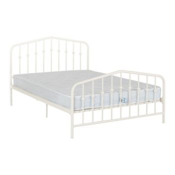 York 5 Feet Bed Frame - L205 x W158 x H107 cm - White