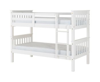 Neptune 3 Feet Bunk Bed - L104 x W204.5 x H151 cm - White