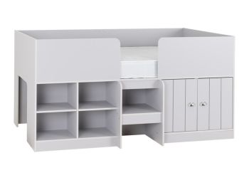 Orlando Low Sleeper Bed - L104 x W196 x H98 cm - Dove Grey