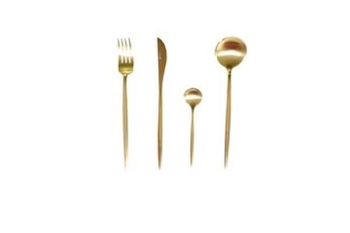 Serwa 16 Piece Cutlery Set - Gold Matt