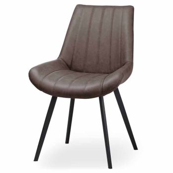 Malmo Grey Dining Chair - dining furniture - L57 x W49 x H86 cm