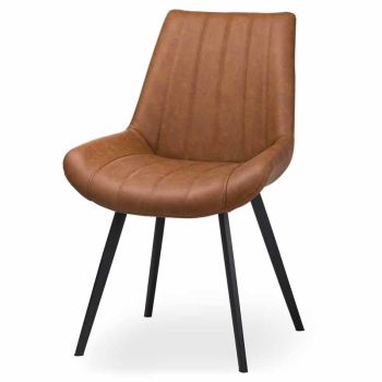 Malmo Tan Dining Chair - dining furniture - L57 x W49 x H86 cm