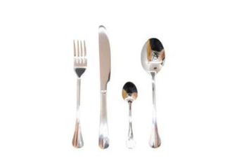 Gabor 16 Piece Cutlery Set - Silver Mirror
