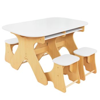 Arches Expandable Table & Bench Set - Children's Furniture