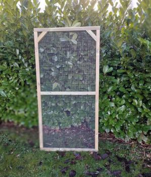 Pack of 3  - Pressure treated timber framed Aviary ROOF panel - Half Timber clad and Half Wire with 6' x 3' - with Heavy duty galvanised wire mesh 3/4" X 3/4" - 16 gauge