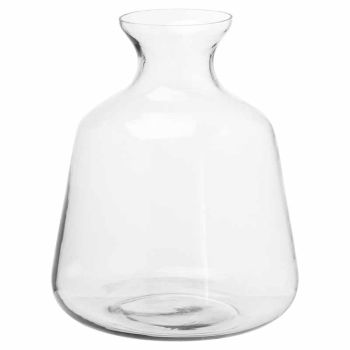 Large Hydria Vase - Glass - L34 x W34 x H42 cm - Clear