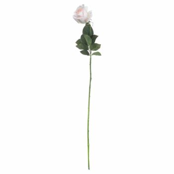 Palest Tea Rose Artificial Flower - L5 x W7 x H65 cm - Pink