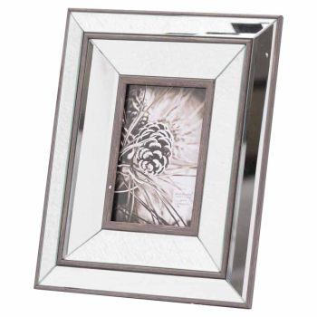 Tristan Mirror 4X6 Frame - Glass/Wood - L2 x W24 x H29 cm - Brown