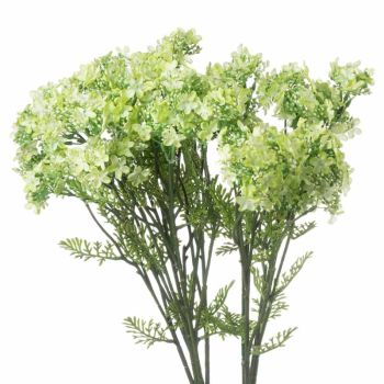 Plumb Blossom Spray Artificial Plant - L29 x W29 x H71 cm - Green