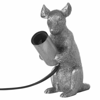 Milton The Mouse Table Lamp - Resin - L10 x W14 x H16 cm - Silver