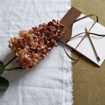 Artificial Spear Hydrangea - Plastic - L15 x W15 x H88 cm - Burgundy
