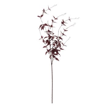 Artificial Flower (Single Stem) - Plastic - L52 x W52 x H88 cm - Burgundy