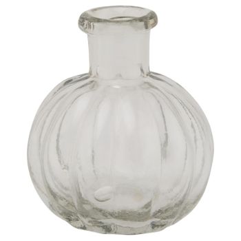 Volta Bud Vase Medium - Glass - L6 x W6 x H6 cm - Clear