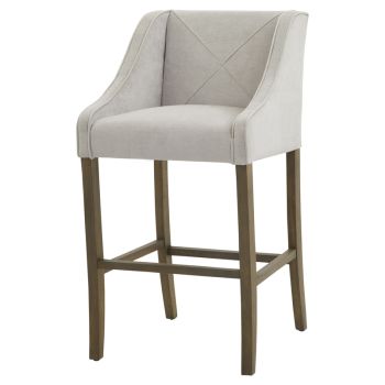 Epsom Barstool - Wood - L58 x W57 x H104 cm - Grey