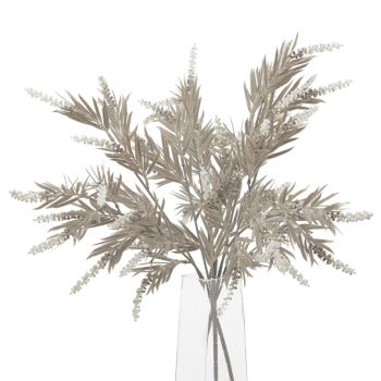 Artificial Large Branch - Plastic - Taupe/Ivory