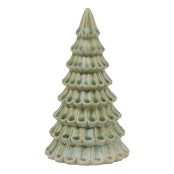 Fir Tree - Ceramic - L10 x W10 x H18 cm - Green