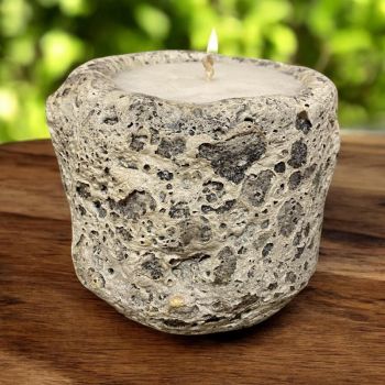 Outdoor Decorative Round Candle - L16 x W16 x H12 cm