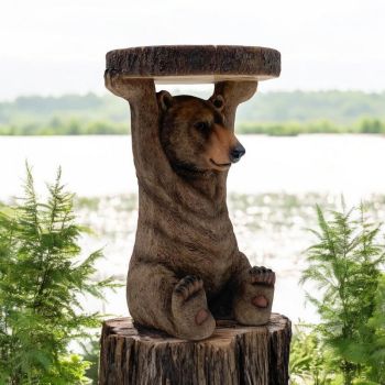 Bear Garden Ornament - L23 x W25 x H36 cm