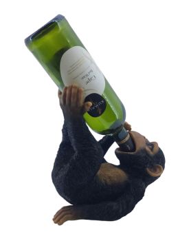 Gorilla Wine Bottle Holder Ornament - L15 x W23 x H25 cm