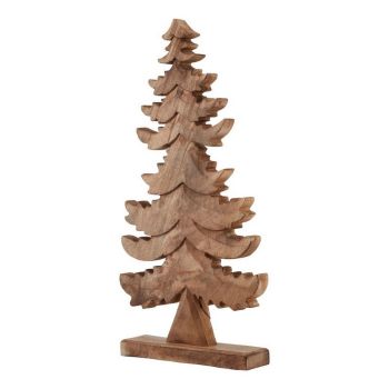 Natural Large Christmas Tree - Wood - L6 x W16 x H50 cm - Brown