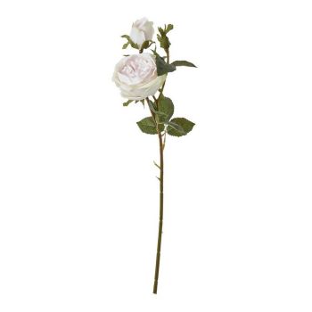 The Natural Garden Collection Charity Rose (Single Stem Flower) - Plastic - Height 58 cm - Pink