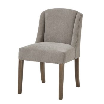 Crompton Woven Dining Chair - Wood - L59 x W52 x H87 cm - Taupe