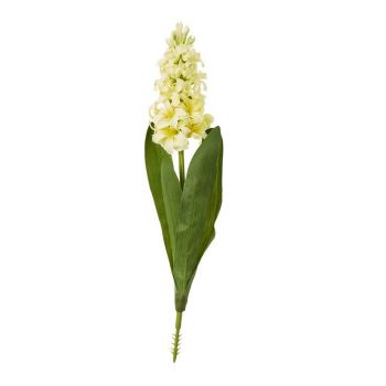 Hyacinth (Single Stem Flower) - Plastic - Height 44 cm - Yellow